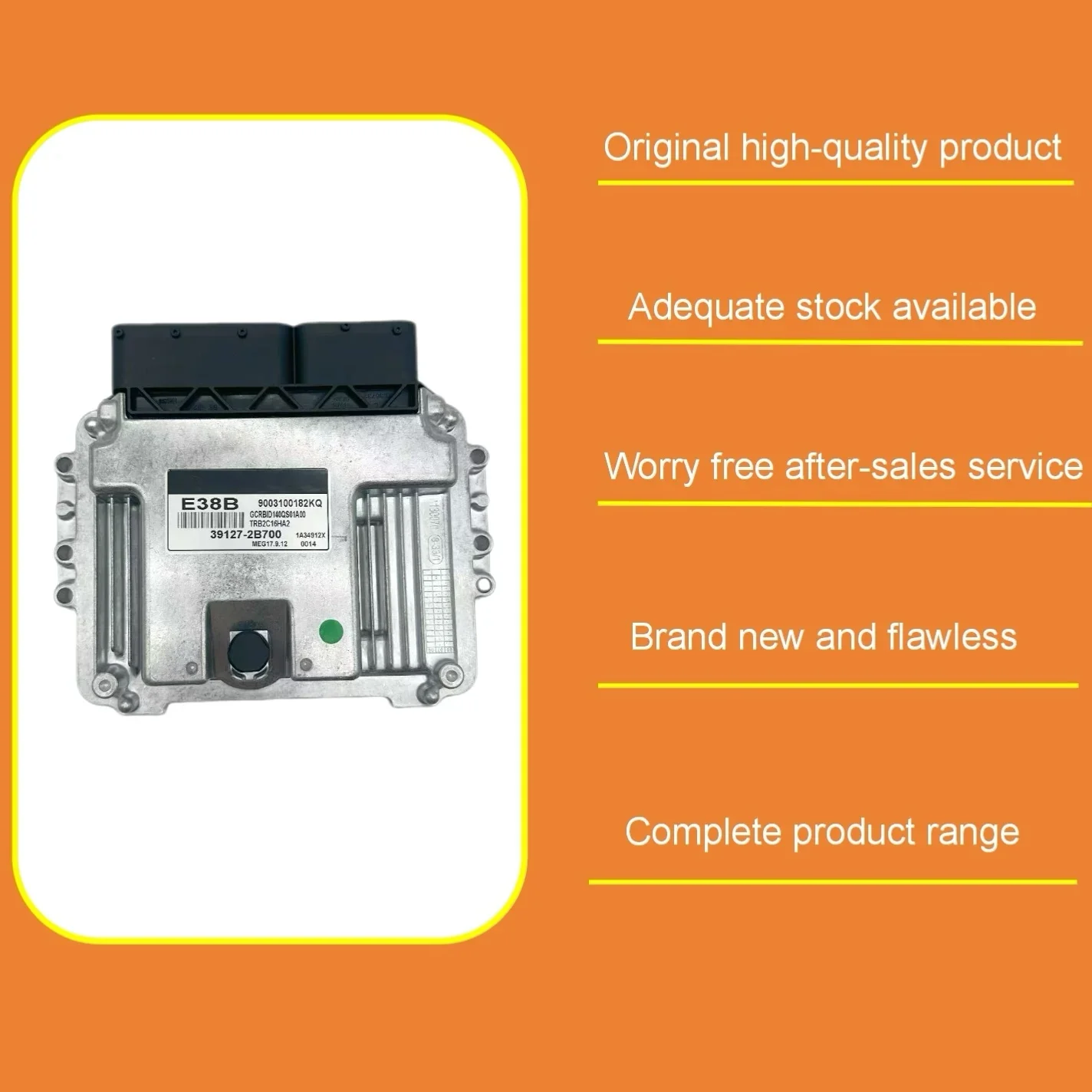 New 39127-2B700 Engine Control Module E38B High-quality Engine Control Unit MEG17.9.12 ECU ECM