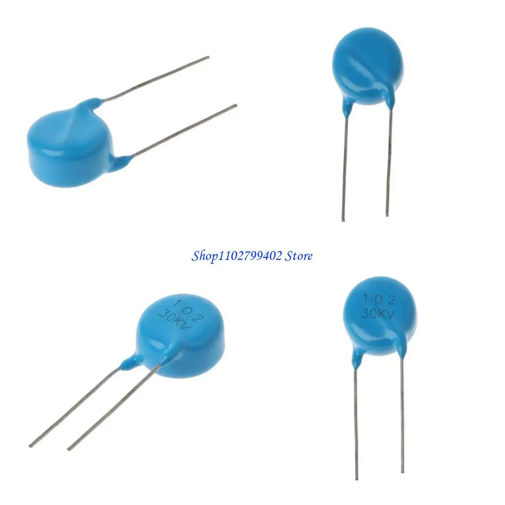 Capacitor cerâmico tensão 547F 102 para dispositivos tensão UHF (30KV 1000PF)
