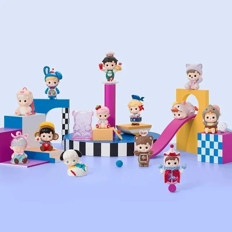 POP MART HACIPUPU Rolling Time Machine Serie Anime Figur Blind Box Mystery Spielzeug Puppe Nette Desktop Ornament Erraten Tasche
