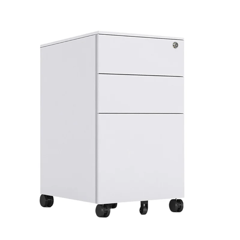 

office organizer,Steel Mobile File Cabinet with Lock for Office School And More - Adjustable Storage Solution,Filing drawer