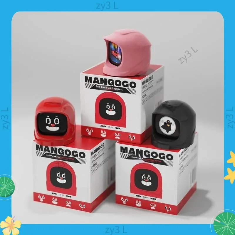 MANGOGO – jouet monté sur voiture, ornements électroniques pour animaux de compagnie, jouets tendance, compagnons, robots intelligents, expressions facia, décorations de voiture