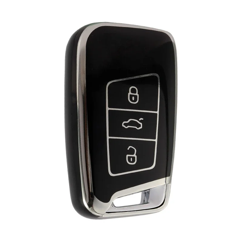 Funda para llave de coche de TPU con llave inteligente para Volkswagen VW Taos 2022 Magotan Passat B8 para Skoda Superb A7 Skoda Kodiaq Seat Ateca 2021