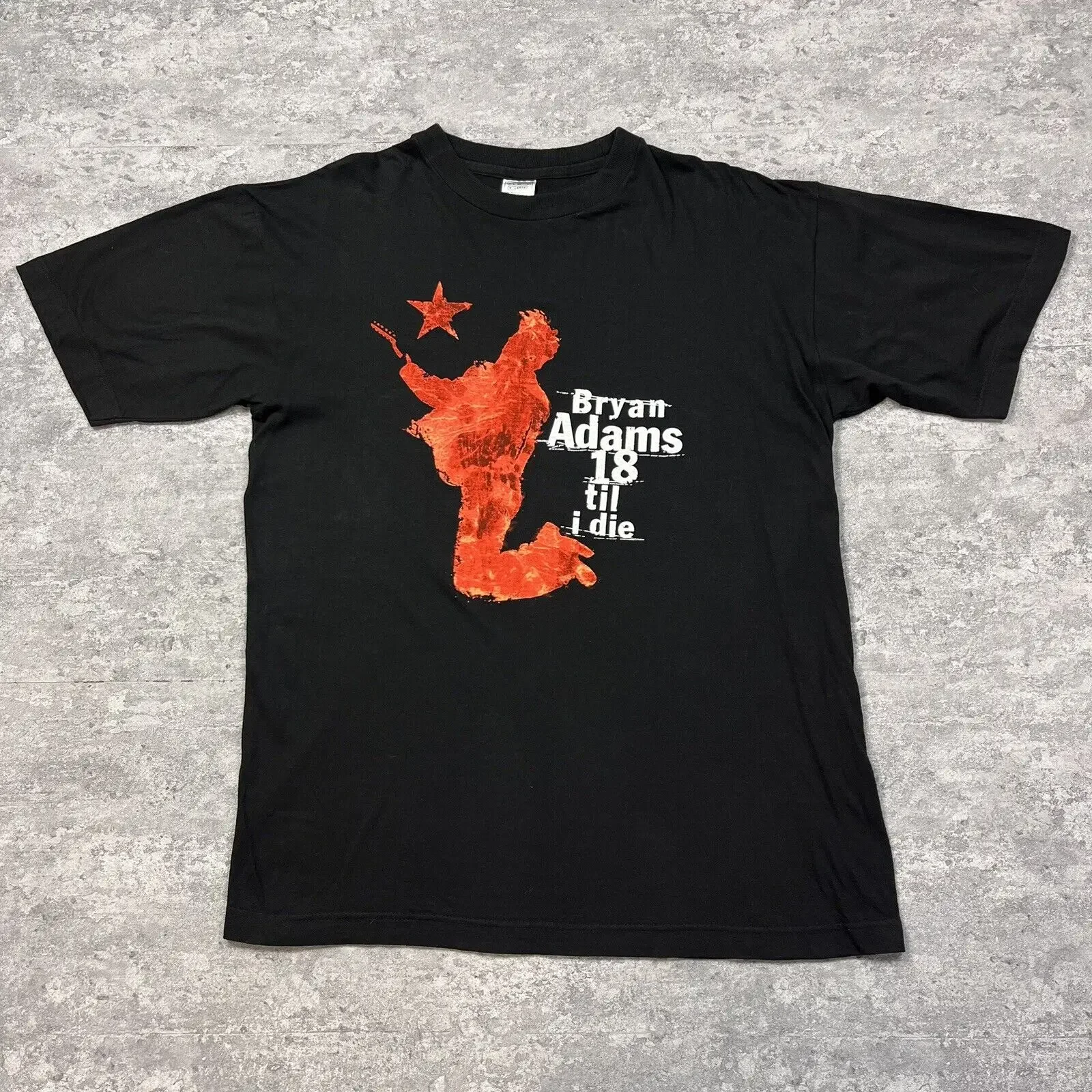 Винтажная футболка Bryan Adams 1996, мужская черная футболка XL в стиле ретро 90-х годов, футболка с музыкальной группой для взрослых