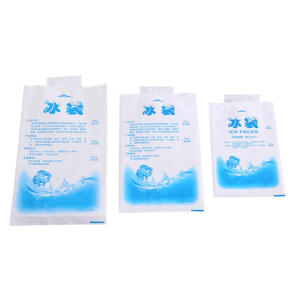 10pcs Reusable Ice Packs Gel Cooling Bags Freezer Gel Pack for Food Vegetable Wine Medical Industrial Use Gel Pack Ice Pack
