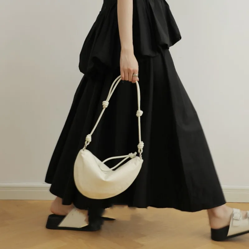 Alternative view of Bolso de hombro de cuero genuino YANATARI, bolso de mano de gran capacidad para mujer, bandolera de piel de vaca, cuero de primera calidad 2026