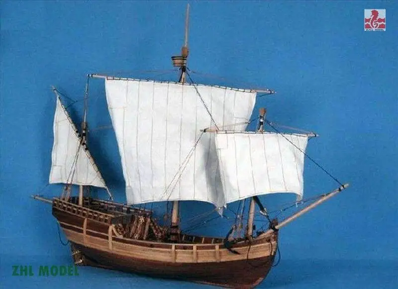 

ZHL Pinta Pinta Wood Model Ship Kits scale 1/50 L 25.6" Yuanqing