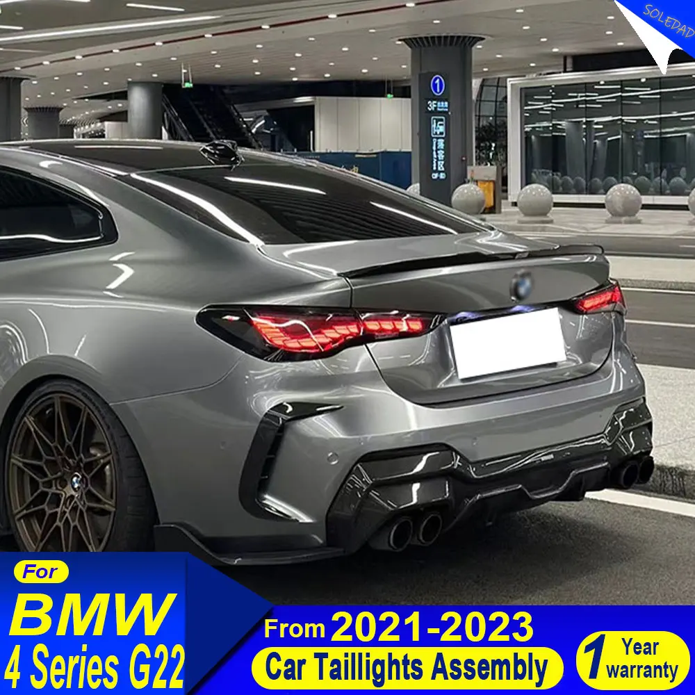 

Car Lights taillight for BMW G22 G82 2021-2023 LED Auto Taillight Assembly Upgrade Dynamic GTS Dragon Scales Style Accessories