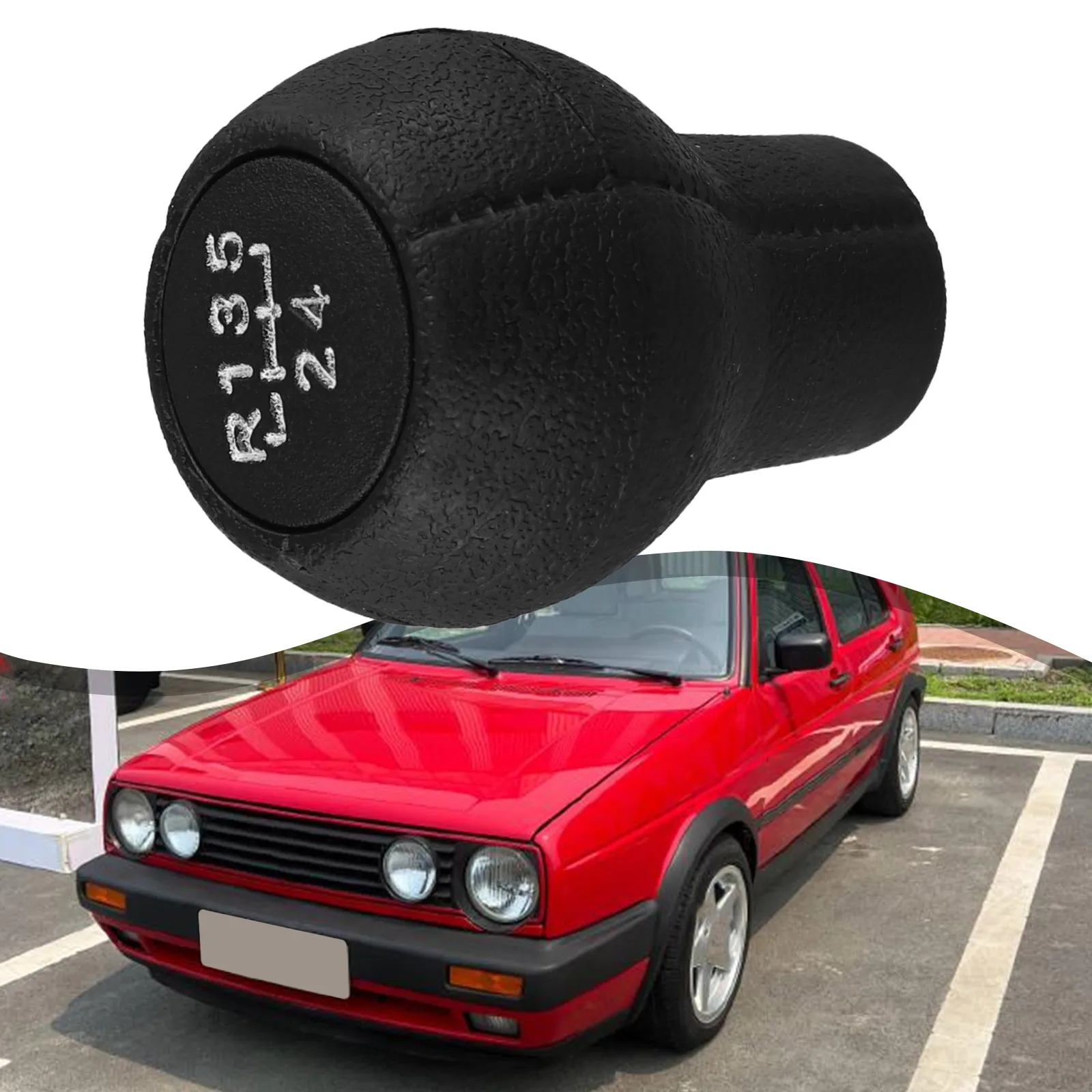 5 Speed Gear Shift Knob for For GOLF MK2 II and For JETTA II 1985 1992 ABS Construction for Enhanced Driving Experience