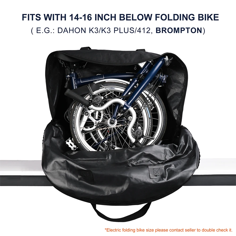 Rhinowalk Folding Bike Carry Bag Fit With 14-20 Folding Bicycle Bike Storage Bag Portable Bicycle Carrying Bag Fit For Brompton