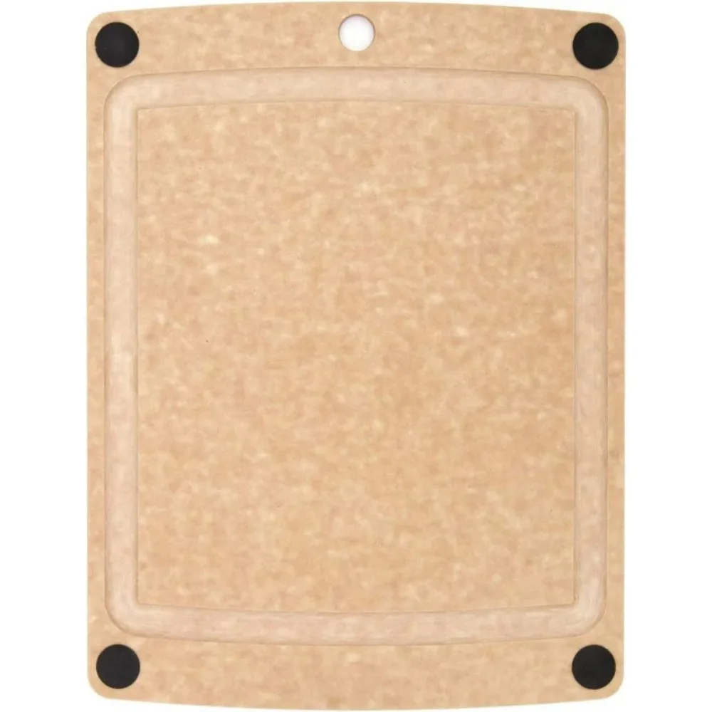 All-In-One Cutting Board with Non-Slip Feet and Juice Groove, 14.5