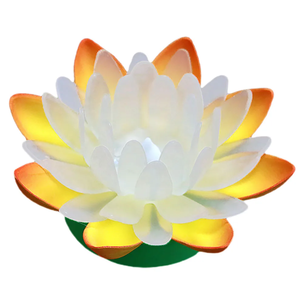 

Water Led Lotus Romantic Creative Blessing Long Lasting Reusable Night Decoration