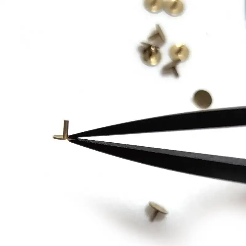 Zifferblatt-Fuß-Uhr-Universal-Zifferblattstift Durchmesser 0,64/0,69/0,74/0,79mm Kupfermaterial Fester Zifferblattstift mit Positionierungsstift zur Reparatur – Detail 3