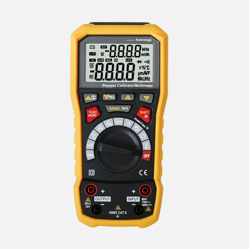 Dual Display 4000 Counts DMM And Loop Calibrator In One Tool 4-20mA Volt Hz Output Process Calibrator Multimeter