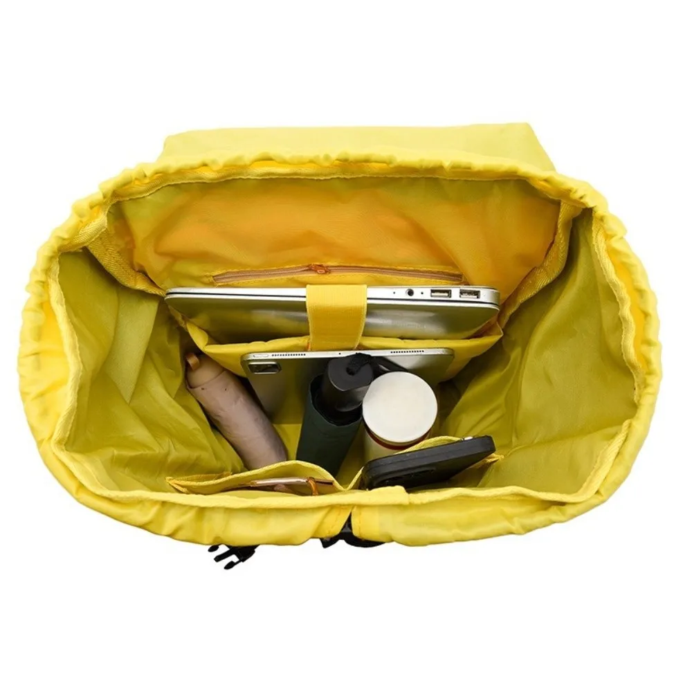 حقيبة ظهر للكمبيوتر المحمول ذات سعة كبيرة مقاومة للماء وخفيفة الوزن حقيبة ظهر مدرسية قابلة للتنفس وبسيطة للسفر في الهواء الطلق