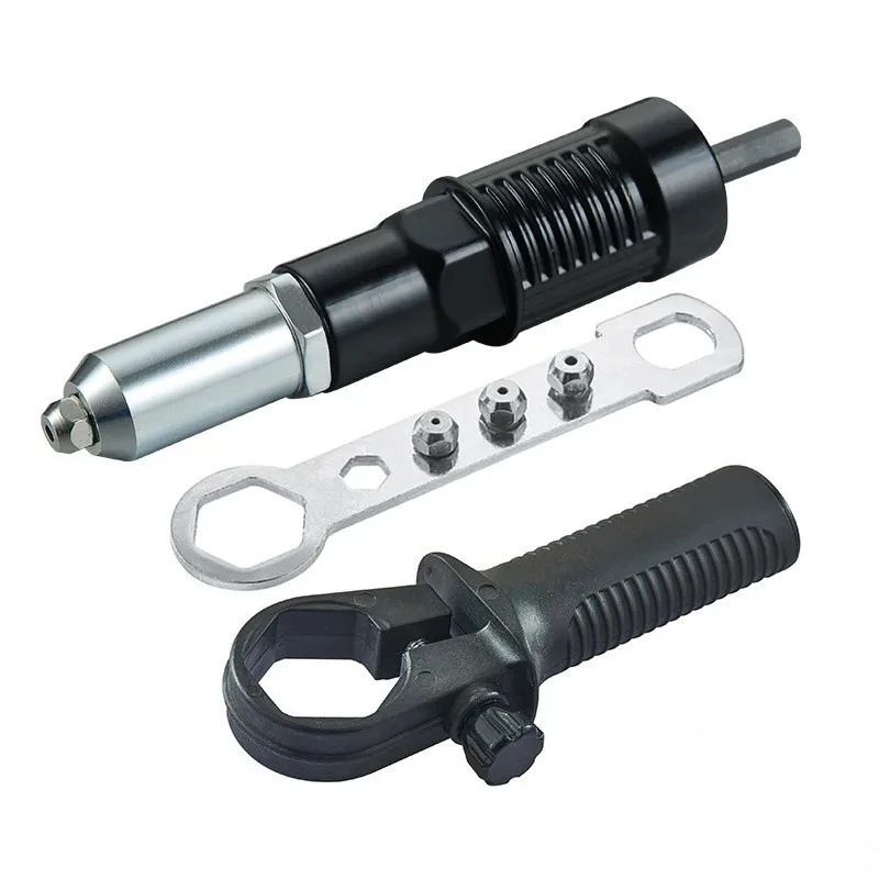 Electric‑Drill Rivet Gun Adapter for Core Rivet Pull‑Nut Riveting Conversion Hardware Upgrade Accessory Fitting
