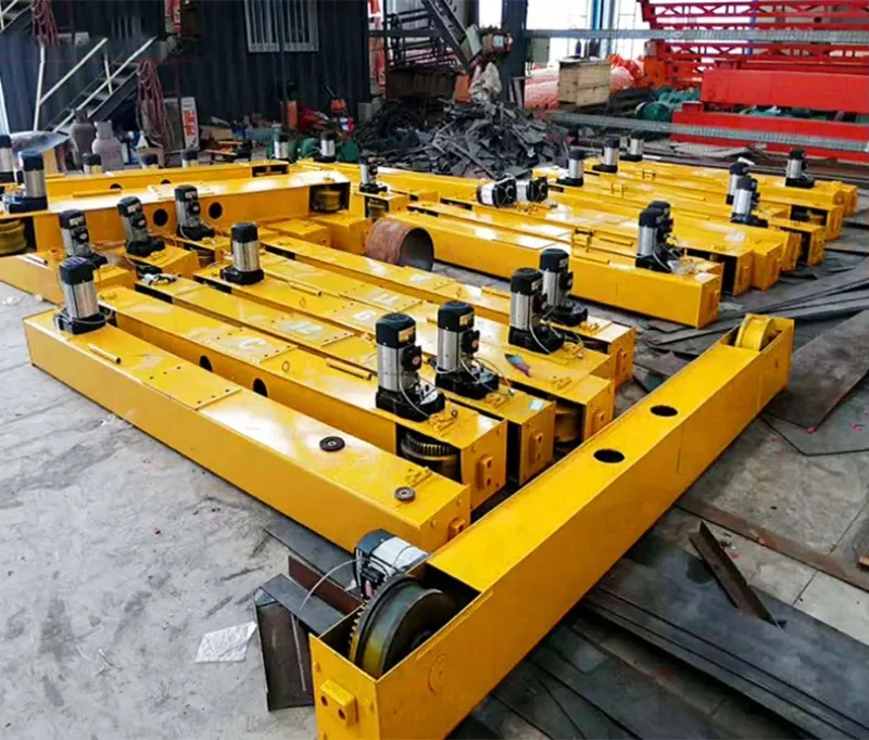 Gantry Crane Travel End Beam Electric Single Girder Overhead Crane Drive End Beam 200 300 400 LD Wheel  Deposit Price