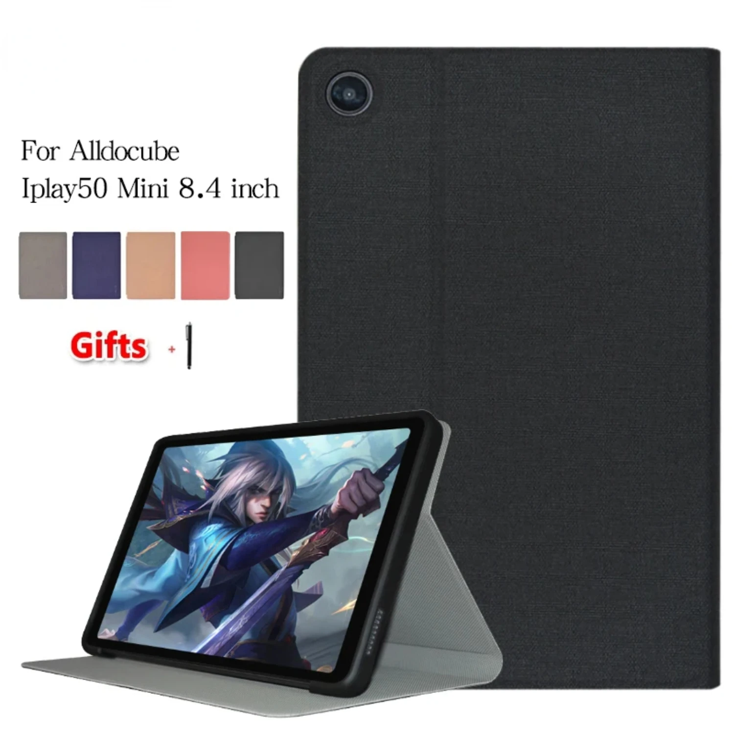 Premium Protective PU Leather Case Cover for iPlay 50 Mini Pro 8.4-inch Tablet PC - Durable Shell with Superior Quality - Ultima