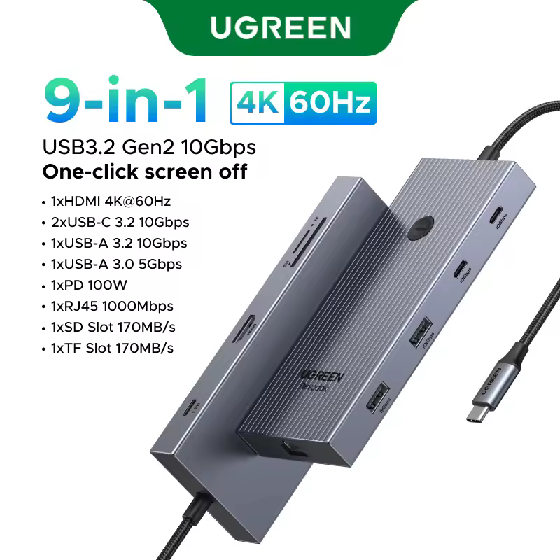 UGREEN USB-C Hub Review, 4K120Hz DP, Dual HDMI, 10Gbps USB and 12-in-1 Docking image 15
