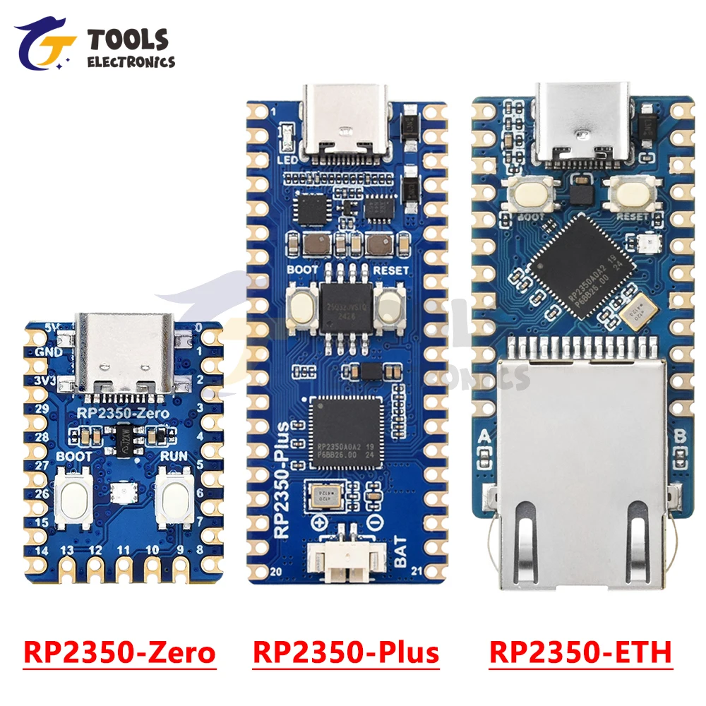 RP2350-Zero RP2350-Plus RP2350-ETH Mini Placa de Desarrollo Microcontrolador Placa de Desarrollo Tipo-C