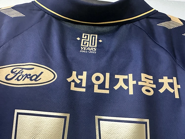 Suwon Jersey 2023 الموسم كوريا الجنوبية K League Home 20th الذكرى Yin Bigaran Fans Edition Ball Uniform