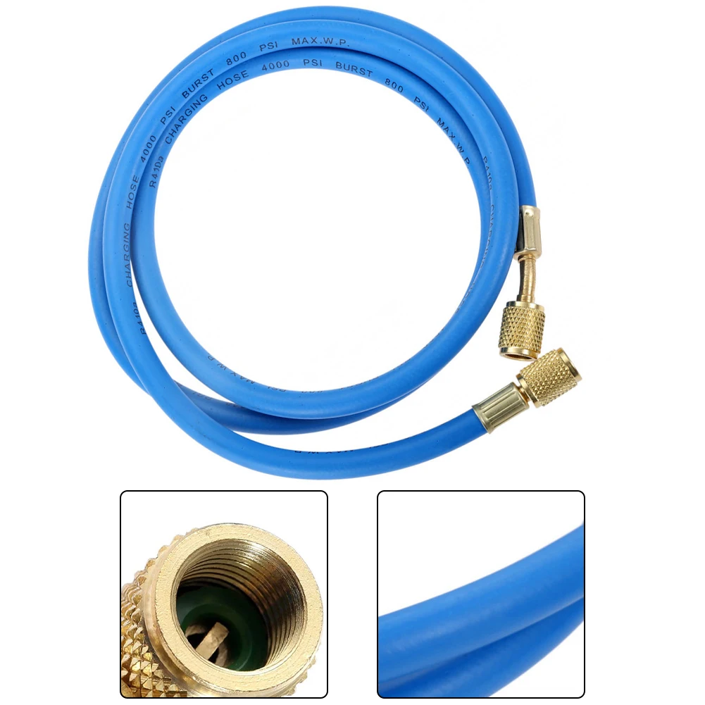 R410A R22 R134A R502 AC-koelvulslang R410A AC-laadslangen 60" R410A HVAC-laadslang met 1/4 '' SAE-slang