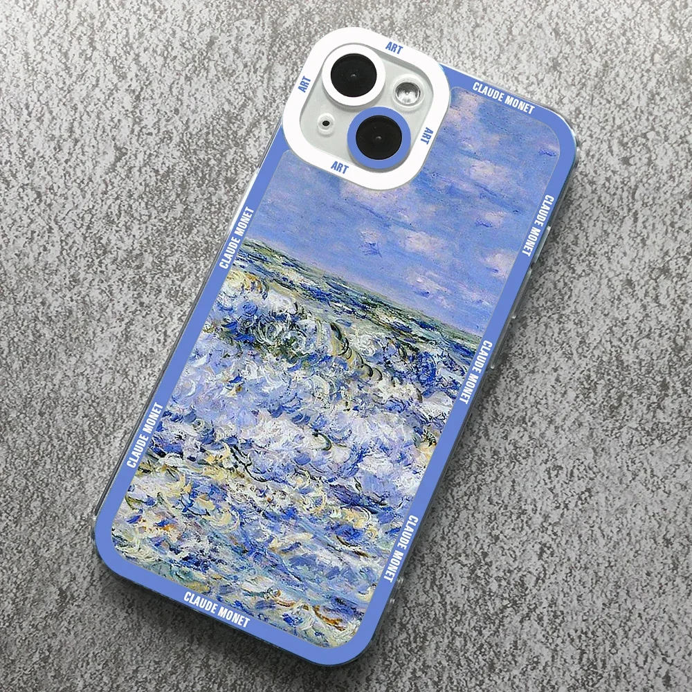 Claude Monet Art Phone Case For Samsung Galaxy S10 S20 S21 S22 S23 S24 FE Plus Ultra Note 20 Soft Cover