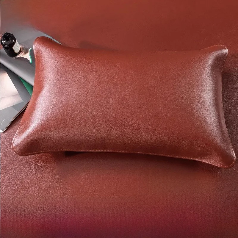 

Наволочка из натуральной кожи для детей и взрослых, односпальная, для дома