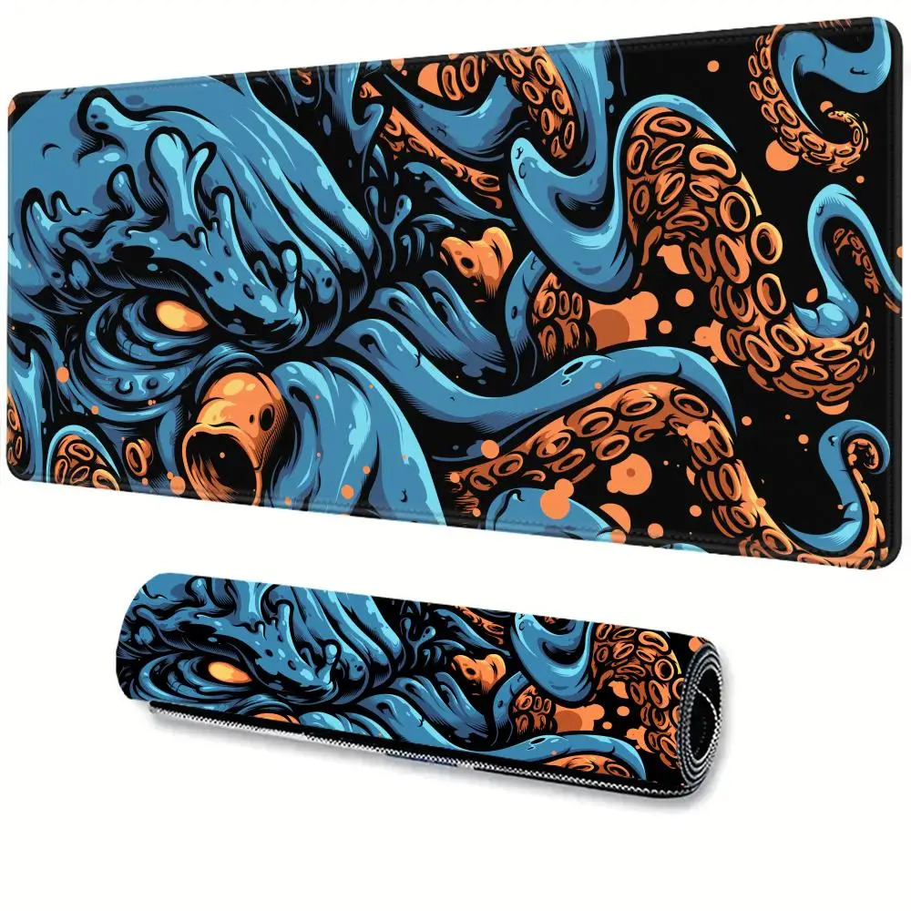 

Gamer Mousepads Octopus Monster Large Mousepad Keyboard Mat Desk Rug Pc HD Desk Mats Company Home Mouse Pad For Gift 90x40cm