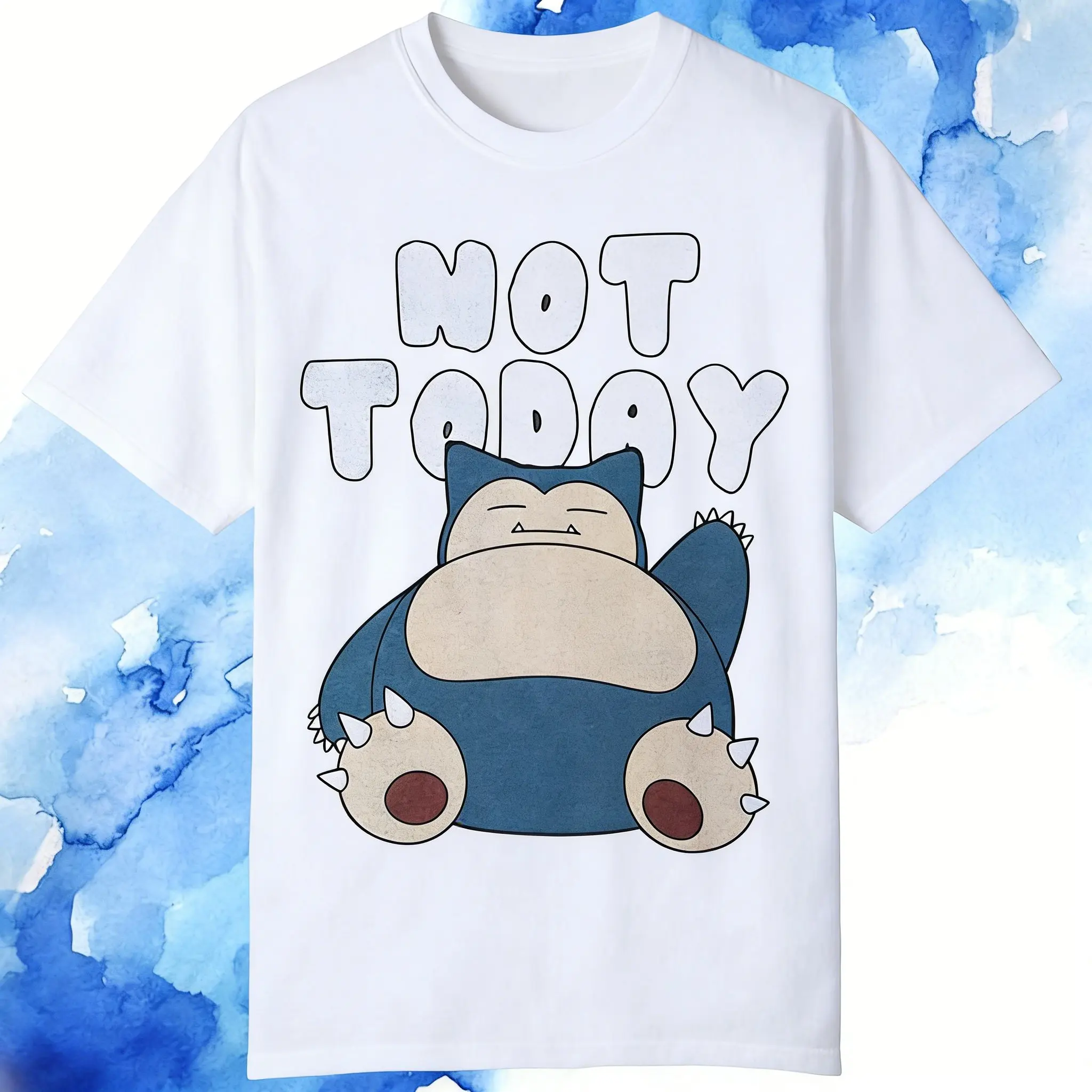 Pokemon Snorlax Anime T Shirt Man Women Cotton Short Sleeve Tee Streetwear Y2k Clothes Summer Fashion 2026 Oversized Casual Tops view 4