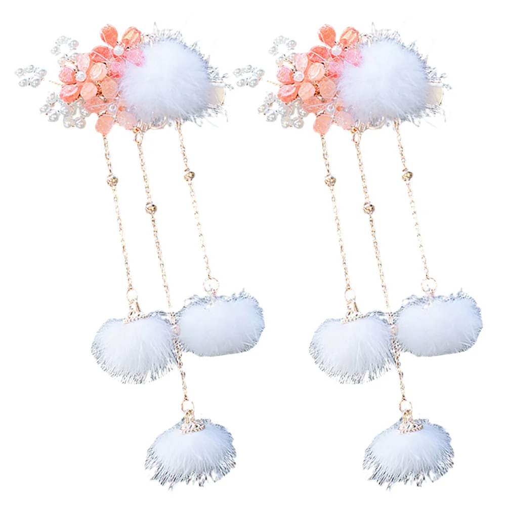 

Hair Clip Ball Hairpin Kids Clips Girls Barrettes Hairpins for Chinese Accessories Cute Toddler