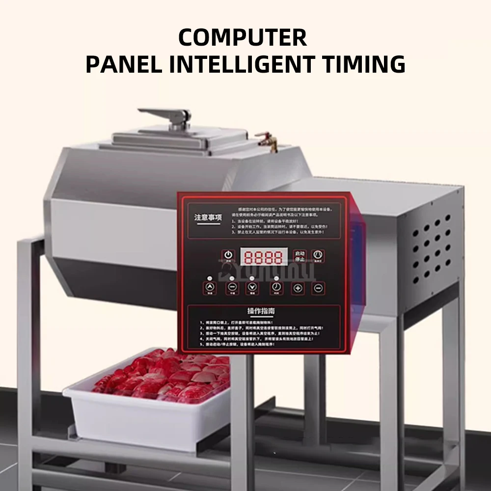 Commercial Pickling Machine Smart Vacuum Meat Marinade Machine Large Capacity Restaurant Kitchen Gıda Işlemcileri
