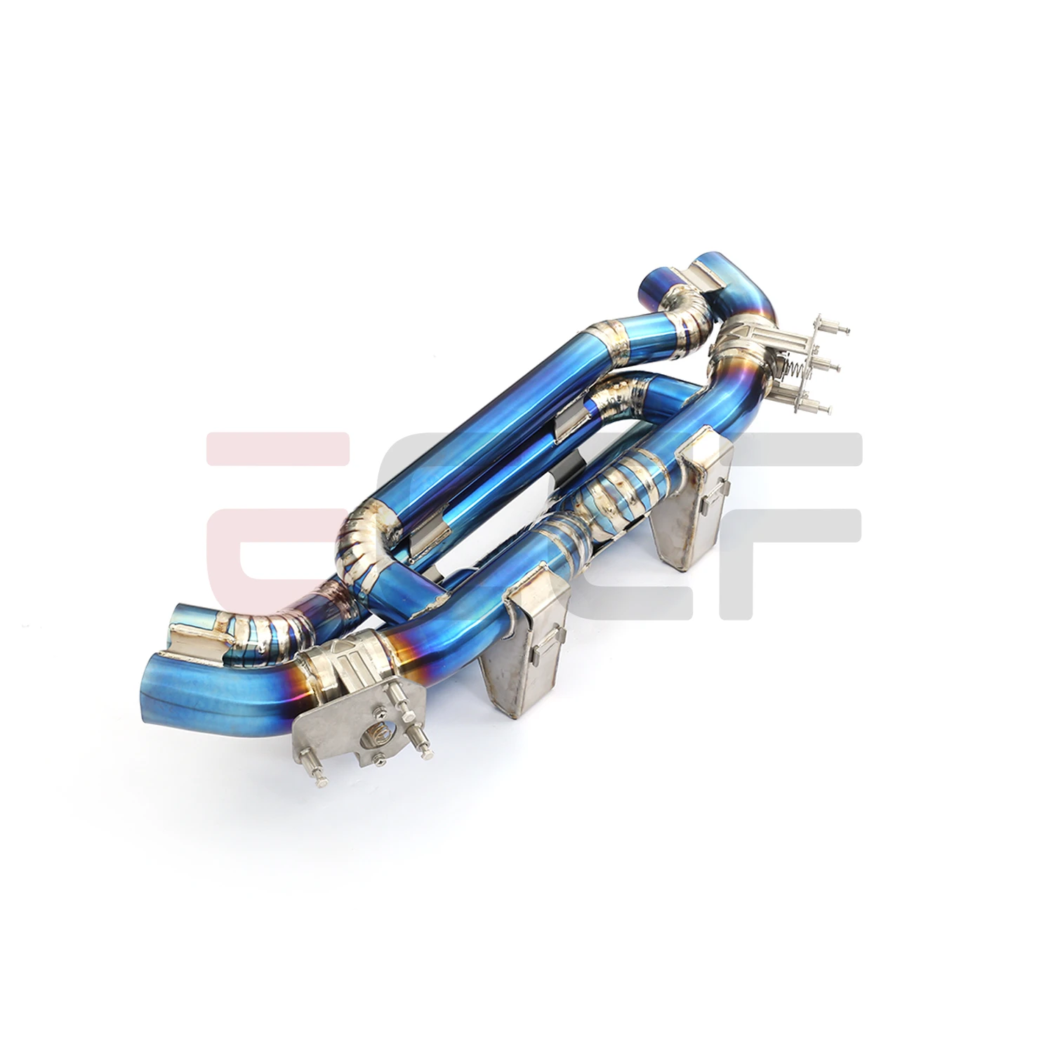Sporty AK Style Titanium Catback Exhaust System For Porsche 992 Aggressive Exhaust Sound Plug and Play Performance Upgrade