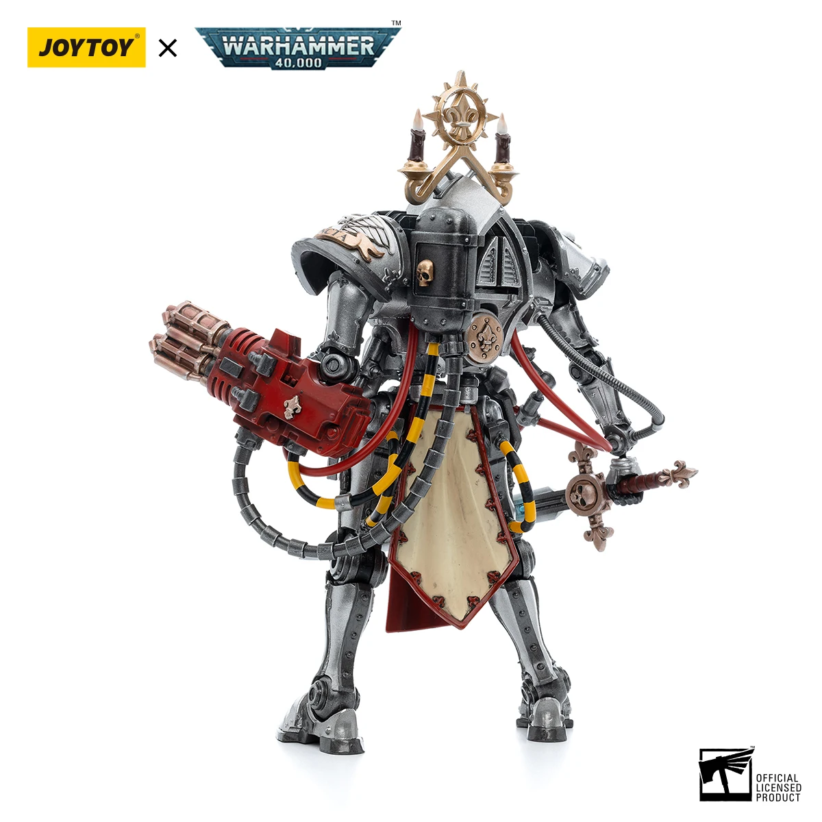 ฟิกเกอร์แอคชั่น TOYVERSE JOYTOY Warhammer 40k ขนาด 1/18 รุ่น Adepta Sororitas Order of the Argent Shroud Paragon Warsuit Sister Collaen