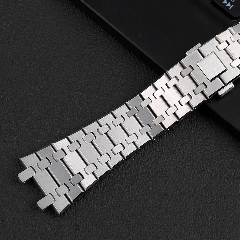 26mm 316L Stainless Steel Bracelet For AP 15400 Audemars Piguet Royal Oak GA2100 2110 Strap Men Watch Band
