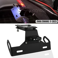 Soporte de licencia 2023 Z 900, luz LED para KAWASAKI Z900/SE 2017-2022 2021, eliminador de guardabarros para motocicleta, soporte de placa de número trasero