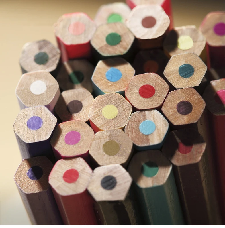 12/18/24/36/48/72 Farben Ölige Buntstifte Set Holz Professionelle Künstler Malerei Zeichnung Skizze Kunst Design Student Lieferungen – Detail 10