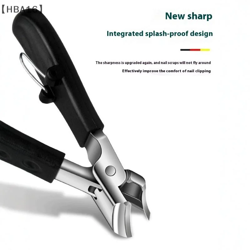 ómHBA1Slanted Teennageltrimmer Nagelsnijder Trimmers Brede kaakopening Schuine gebogen nagelsnijden Studie Schuine nagelknipper
