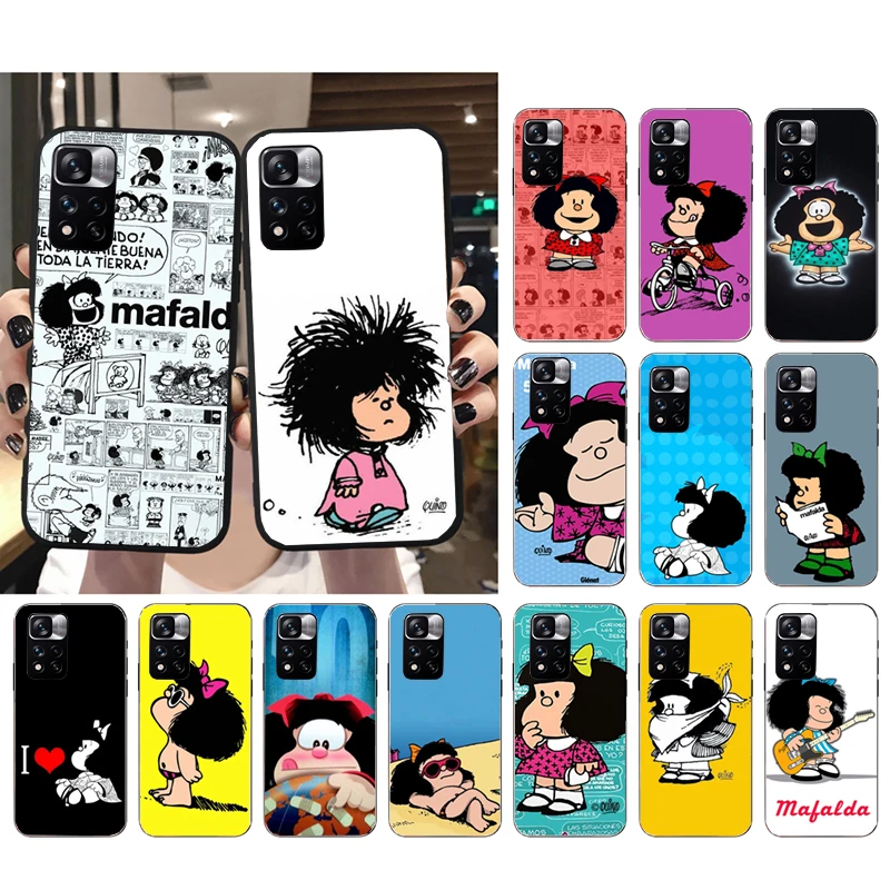 Etui na telefon dla Xiaomi Redmi note 13 12 11 10 Pro 12S 11S 10S Redmi 10 9C 13C 10C Mafalda