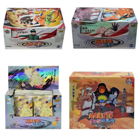 Original KAYOU Anime Naruto Cards Chapter Of The Array Box Added SE Ninja World Collection Cards Toys For Children  Birthday Gif