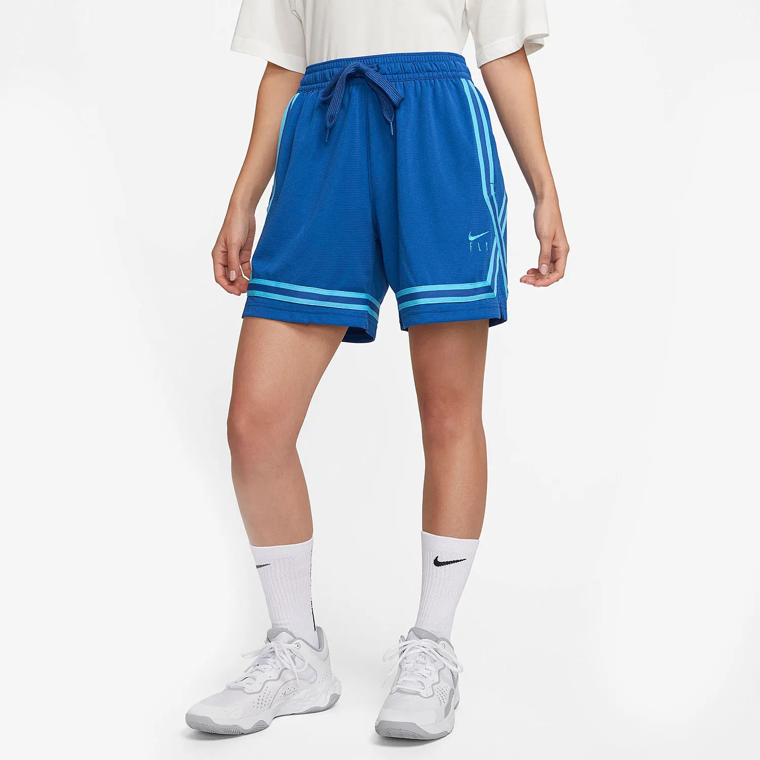 

Оригинальные летние новые женские баскетбольные спортивные повседневные дышащие шорты Nike DH7326-480