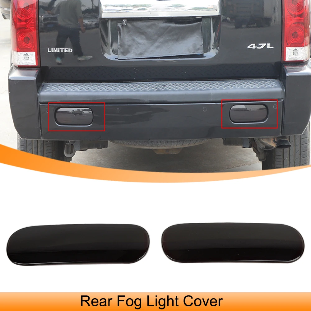 

Rear Fog Light Lamp Decoration Cover Trim for Jeep Grand Commander 2006-2009 2010 Taillight Lamp Cover Car Exterior Accessories