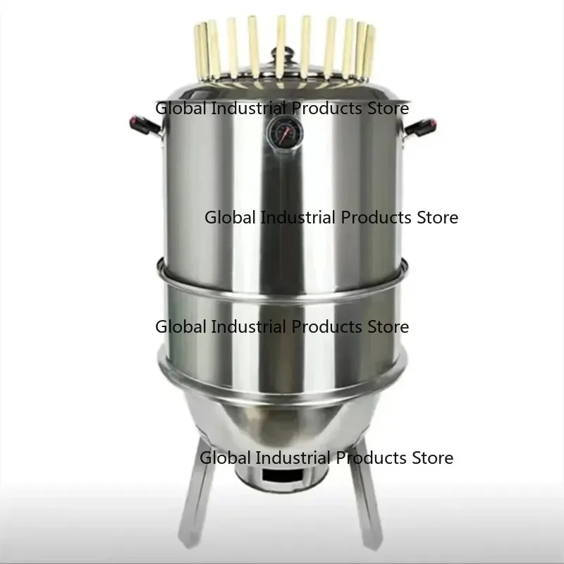 3 Types BBQ Smokeless Barbecue Hanging Oven Domestic Stainless Steel Circular Kitchen Range String Charcoal Outdoor Picnic Gear