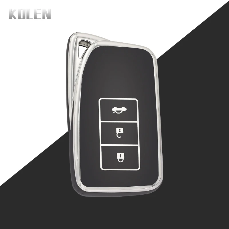 TPU Car Smart Key Case Cover Shell Fob For Lexus NX IS RX ES GX LX RC LS UX GS 200 260 300 350 NX200 NX300 RX350 ES300 Keychain