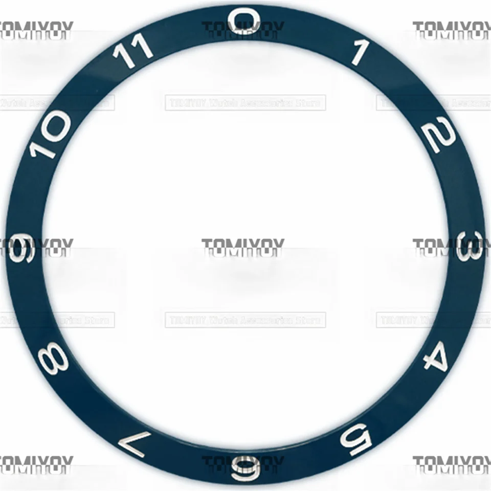 39,1 мм × 33,3 мм черный синий зеленый керамический Наклонный Безель вставка подходит для мужских механических часов TUDOR