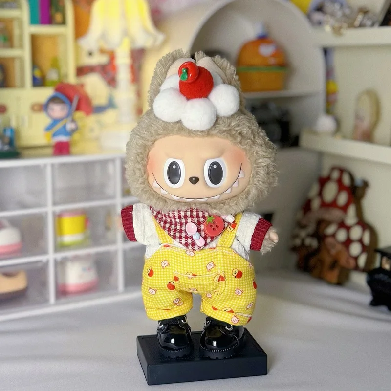 Für Labubu Babykleidung, 17 cm große Kleidung, niedliche, süße und coole modische Puppenkleidung, Überraschungs-Urlaubsgeschenk, Zubehör für den Anzug