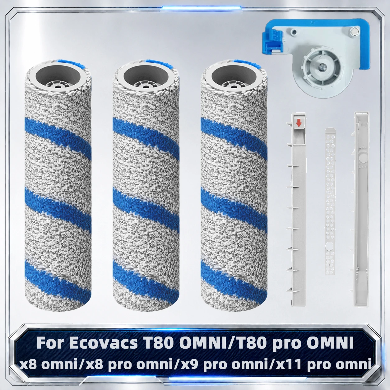 Fit For Ecovacs T80 Omni T80 Pro Omni X8 X8 Pro X9 Pro X11 Pro Omni Antibacterial Roller Mop Handle Dirty Water Filter Parts