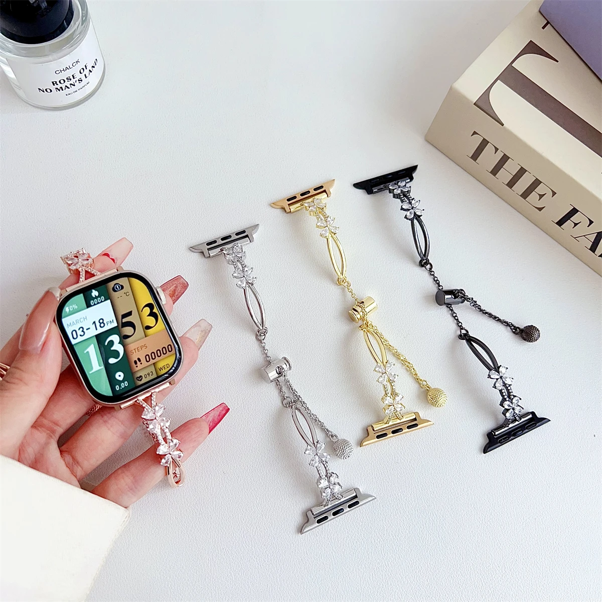 Cinturino per iwatch 42/44/45/46/49mm 38/40/41mm Cinturino per orologio in metallo alla moda per serie di orologi Ultra2 Serie 10/9/8/7/6/5/4/3/2/1_voghion.com