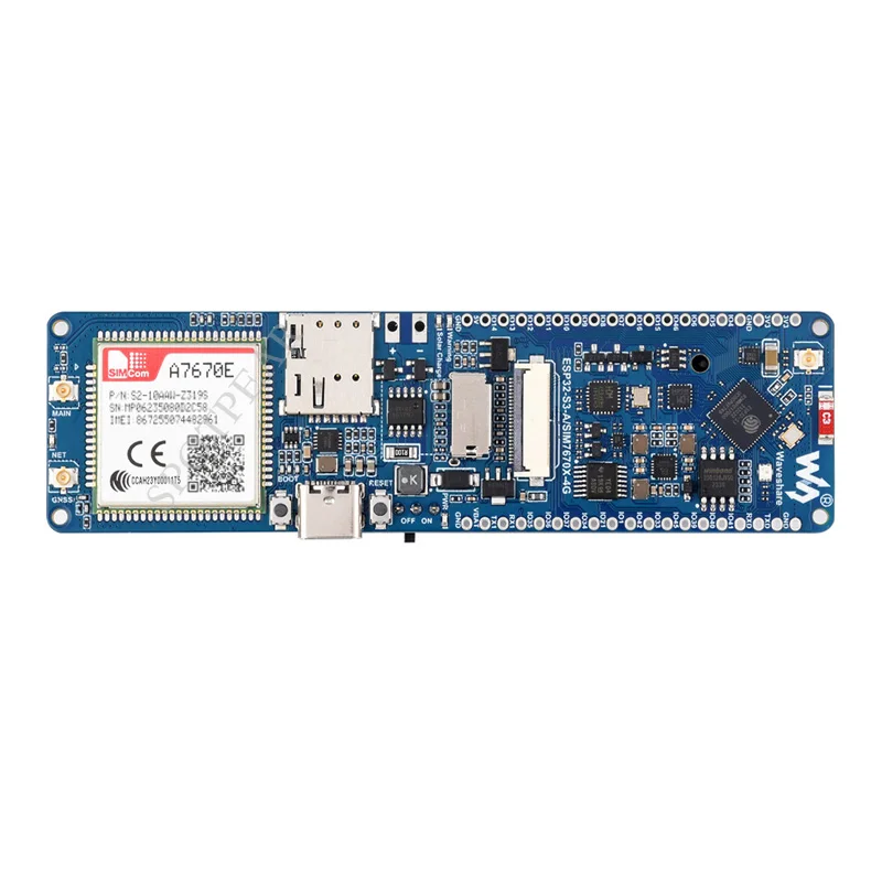 Imagem -03 - Placa de Desenvolvimento 4g Suporta Lte Cat1 2g Posicionamento Gnss Wifi Bluetooth Esp32-s3 A7670e