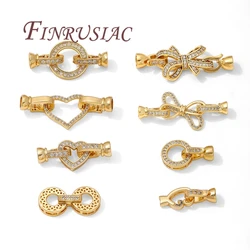 18K Gold Plated Connector Clasps For Bracelets Necklaces Making,Clasps For Jewelry DIY Accessories,End Clasp