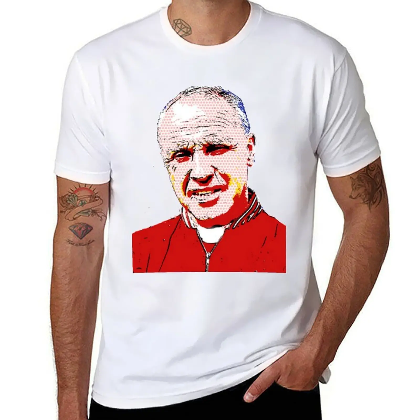 

Bill Shankly - Pop Art T-Shirt anime t shirts oversize t shirt for man 100 percent cotton T-Shirt